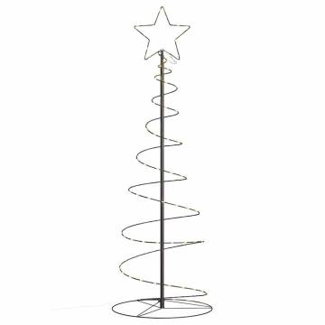 Christmas Tree Light Cone 100 LEDs Warm White 150 cm - Festive Decor