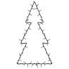 80 LED Warm White Christmas Tree Silhouette Lights