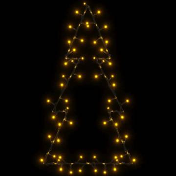 80 LED Warm White Christmas Tree Silhouette Lights