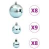 100 Pcs Green Christmas Baubles Ø34.6 cm - Hipomarket UK