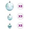 100 Pcs Green Christmas Baubles Ø34.6 cm - Hipomarket UK