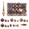  Christmas Baubles 98 pcs Brown Ø346 cm Colour brown Quantity in Package 1 