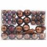 98 pcs Brown Christmas Baubles - Perfect for Festive Decor