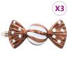 98 pcs Brown Christmas Baubles - Perfect for Festive Decor