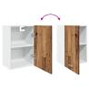 Hanging Cabinet Old Wood 40x31x60 cm | Durable Engineered Wood