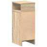 Stylish Sonoma Oak Bedside Cabinet with Drawer - 25x31x66 cm