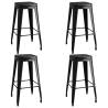 5 Piece Bar Set - Modern White & Black Design for Any Space