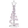  Christmas Tree Light Cone with Baubles 80 LEDs Warm White 120 cm Colour light pink Size 120 cm Quantity in Package 1 Model with baubles 