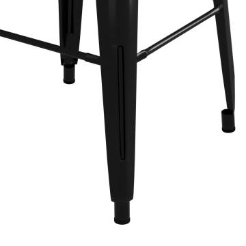 5 Piece Bar Set - Modern White & Black Design for Any Space