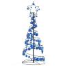  Christmas Tree Light Cone with Baubles 80 LEDs Warm White 120 cm Colour blue Size 120 cm Quantity in Package 1 Model with baubles 