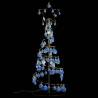 Christmas Tree Light Cone with Baubles - 80 LEDs Warm White