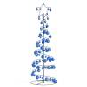 Christmas Tree Light Cone with Baubles - 100 LEDs Warm White