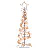 Christmas Tree Light Cone 100 LEDs Warm White 150 cm - Hipomarket