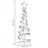 Christmas Tree Light Cone 100 LEDs Warm White 150 cm - Hipomarket