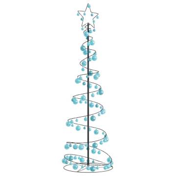 Christmas Tree Light Cone with Baubles - 120 LEDs Warm White