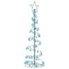  Christmas Tree Light Cone with Baubles 120 LEDs Warm White 180 cm Colour turquoise Size 180 cm Quantity in Package 1 Model with baubles 