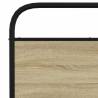 Sonoma Oak Metal Bed Frame 180x200 cm - Super King Size