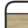 Metal Bed Frame Sonoma Oak 140x190 cm | Hipomarket UK