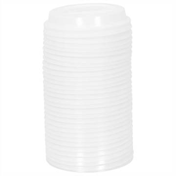 1000 pcs Paper Coffee Cups with Lids - 4oz & 100ml