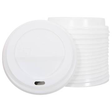 1000 pcs Paper Coffee Cups with Lids - 4oz & 100ml