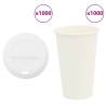  Paper Coffee Cups with Lids 1000 pcs 16oz 400ml Quantity in Package 1 Capacity 400 ml 