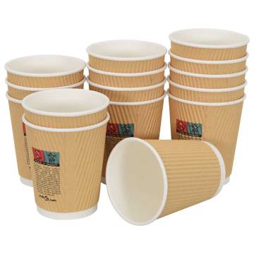 Paper Coffee Cups with Lids - 1000 pcs 8oz | Hipomarket UK