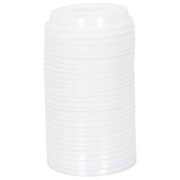 1000 Pack Paper Coffee Cups with Lids - 16oz (400ml)