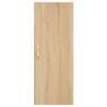 Stylish Highboard Sonoma Oak - 34.5x34x180 cm | HipoMarket