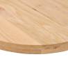 Solid Oak Oval Table Top 80x40x4 cm | Ideal for Homes & Businesses