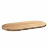 Stylish Solid Oak Oval Table Top | 120x60 cm for Any Setting