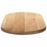 Stylish Solid Oak Oval Table Top | 120x60 cm for Any Setting