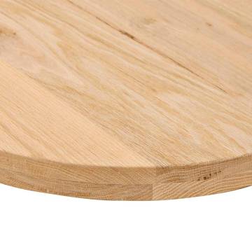 Stylish Solid Oak Oval Table Top | 120x60 cm for Any Setting