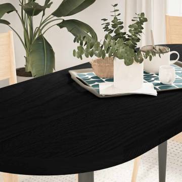 Solid Oak Dark Brown Table Top - 140x60 cm | HipoMarket