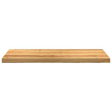 Light Brown Solid Oak Window Sills - 2 pcs - 100x40x2 cm