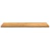 Light Brown Solid Wood Oak Window Sills - 2 pcs, 120x40 cm