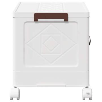 Stackable Storage Box with Wheels - 28L | HipoMarket