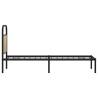 Sonoma Oak Bed Frame 80x200 cm - Sturdy & Elegant Design