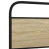 Sonoma Oak Bed Frame 80x200 cm - Sturdy & Elegant Design