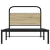 Robust Bed Frame Without Mattress 107x203 cm in Sonoma Oak