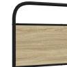 Robust Bed Frame Without Mattress 107x203 cm in Sonoma Oak