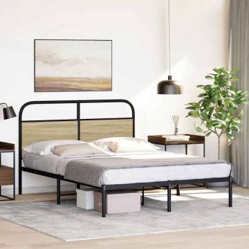 Sonoma Oak Bed Frame 120x200 cm - Elegant & Durable | Hipomarket