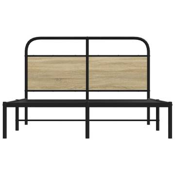 Sonoma Oak Bed Frame 120x200 cm - Elegant & Durable | Hipomarket