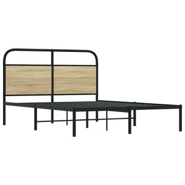 Sonoma Oak Bed Frame 120x200 cm - Elegant & Durable | Hipomarket