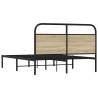 Sonoma Oak Bed Frame 120x200 cm - Elegant & Durable | Hipomarket