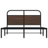 Stylish Brown Oak Bed Frame 120x200 cm - No Mattress Included