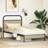 Sonoma Oak Bed Frame 80x200 cm - Sturdy & Elegant Design