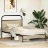 Robust Bed Frame 90x200 cm Sonoma Oak - HipoMarket