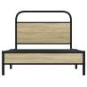 Robust Bed Frame 90x200 cm Sonoma Oak - HipoMarket