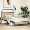 Sonoma Oak Bed Frame 100x190 cm - Stylish & Sturdy Design