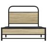 Sonoma Oak Bed Frame 100x190 cm - Stylish & Sturdy Design